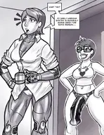 artist:liquidmark-alpha bubbles faye_whitaker questionable_content strap-on // 1536x1988 // 373KB