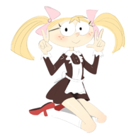 artist:grayeyeman at_the_back_of_the_desk olya // 700x700 // 157KB