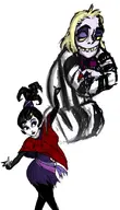 beetlejuice beetlejuice_(series) jojo's_bizarre_adventure lydia_deetz parody // 625x1087 // 151KB