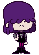 artist:skeluigi cosplay gaz_membrane invader_zim lucy_loud the_loud_house // 273x385 // 5.7KB