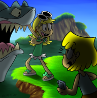 lemynlyme leni_loud looney_tunes lori_loud parody the_loud_house // 2130x2142 // 2.6MB