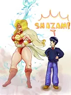 billy_batson captain_marvel carol_danvers dc fusion marvel ms._marvel // 3072x4096 // 1.8MB