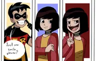 annie artist:headlessknight404 clay_girl comics dc robin tim_drake // 900x565 // 323KB