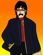 cosplay evangelion gendo_ikari john_lennon the_beatles:_yellow_submarine // 696x876 // 156KB