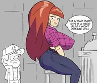 dipper_pines fusion gravity_falls pacifica_northwest wendy_corduroy // 1600x1371 // 302KB