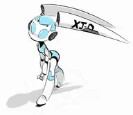 artist:brokenlynx drossel_von_flugel fireball fusion jenny_wakeman my_life_as_a_teenage_robot xj-9 // 928x800 // 364KB