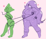amethyst artist:erohoney bondage nude peridot steven_universe // 1480x1254 // 522KB