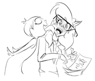 artist:dbaru callie_briggs crossovers inside_out joy pixar swat_kats // 714x607 // 145KB