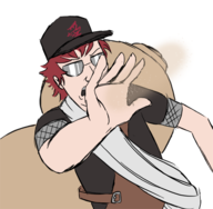 artist:fudgy_fart cosplay dale_gribble gaara king_of_the_hill naruto // 600x586 // 166KB