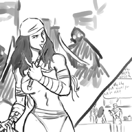 artist:terrible_the_drawfag comics elektra marvel // 900x900 // 385KB