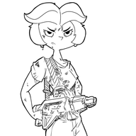 alien artist:terrible_the_drawfag cosplay ellen_ripley jane_jetson the_jetsons // 600x600 // 119KB