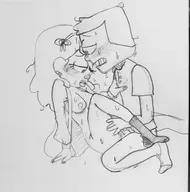 artist:noche-doobles clarence jeff_randell lauren nude vaginal // 2022x2048 // 757KB