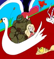 charlie_morningstar colors_by_anonymous crossovers doom doomguy hazbin_hotel // 2200x2400 // 1.2MB