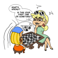 crossovers leni_loud lindsay the_loud_house total_drama // 1000x1000 // 309KB