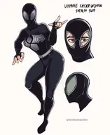 artist:deadassspider jessica_drew marvel spider-woman ultimate_spider-man ultimate_universe // 1043x1272 // 187KB