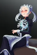 artist:lstt marie skullgirls topless // 2600x3800 // 449KB