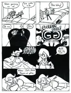 coc artist:azul audrey_page comics golden_girl the_developing_adventures_of_golden_girl wardrobe_malfunction // 1187x1566 // 1.9MB