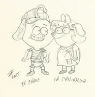 artist:robren claire cosplay el_chavo el_chavo_del_ocho foo harvey_beaks_(series) la_chilindrina // 889x911 // 198KB