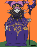 artist:broznan broznan cosplay dc jinx power_rangers rita_repulsa teen_titans // 1170x1480 // 92KB