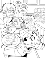 artist:swainart comics daphne_blake scooby scooby-doo shaggy_rogers // 990x1279 // 680KB