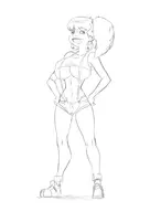 artist:morganagod body_bags cosplay dark_horse misty panda_delgado pokemon // 992x1402 // 155KB