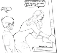 ss batgirl damian_wayne dc robin robotical stephanie_brown // 500x463 // 114KB