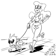 artist:lhk charlie dexter dexter's_laboratory dextra rule_63 // 800x800 // 198KB