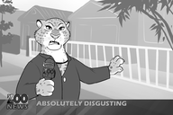 absolutely_disgusting leopard_newscaster lonbluewolf parody zootopia // 1000x667 // 255KB
