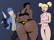 amanda_waller captain_boomerang dc harley_quinn parody suicide_squad // 2086x1549 // 752KB