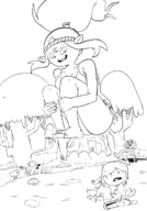 adventure_time artist:kloete5 bronwyn canyon finn_mertens // 1528x2188 // 734KB