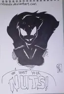 artist:pissed_off_fat_guy marvel squirrel_girl symbiote venom // 602x888 // 149KB