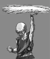 black_lantern cosplay dc dragon_ball krillin lantern_corps // 747x873 // 219KB