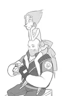 crossovers heavy pearl steven_universe team_fortress_2 // 689x1000 // 145KB