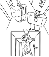 artist:redout caturday crossovers eddie_puss gumball_watterson kanye_west miranda parody the_amazing_world_of_gumball the_complex_adventures_of_eddie_puss wakfu // 1731x1997 // 598KB