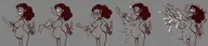 artist:variable_venom bondage connie_maheswaran lactation nude pregnant steven_universe // 7452x1674 // 1.5MB