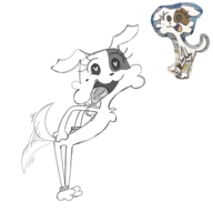 artist:smeet best_friend dog // 3200x3200 // 1.7MB