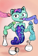 artist:zambs caturday gabby's_dollhouse handjob mercat // 1077x1599 // 1.0MB