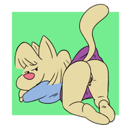 artist:terrible_the_drawfag bottomless catte_belle presenting the_fuzzy_princess zeigram_(colors) // 773x750 // 139KB