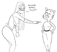 crossovers duck_dodgers_in_the_24th_and_12_century looney_tunes ms._co_2020 nicole_watterson queen_tyr'ahnee the_amazing_world_of_gumball // 2063x1863 // 260KB