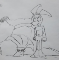 crossovers jenny_wakeman johnny_bravo johnny_bravo_(series) mr._colympus_2018 my_life_as_a_teenage_robot xj-9 // 359x364 // 103KB