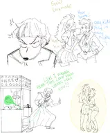 blue_beetle booster_gold comics dc green_lantern guy_gardner parody rule_63 ted_kord // 1314x1587 // 738KB