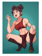 aang artist:gearfae avatar:_the_last_airbender rule_63 // 2480x3272 // 2.5MB