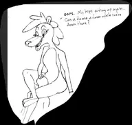 artist:tightropethe1st caturday miss_cougar wabbit // 800x754 // 48KB