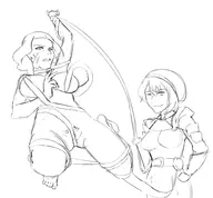 alertmode avatar:_the_last_airbender lin_beifong the_legend_of_korra toph_beifong // 1000x926 // 250KB