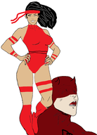daredevil elektra image invincible invincible_rape marvel parody // 2178x3029 // 397KB