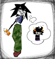 artist:gloop cosplay gamzee_makara homestuck i_can't_sleep nia // 1000x1074 // 663KB