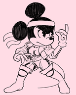 artist:mbwillie cosplay disney marvel minnie_mouse rogue x-men // 938x1172 // 630KB