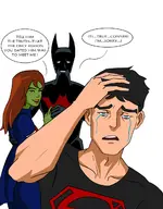 batman batman_beyond dc kon-el miss_martian parody superboy terry_mcginnis young_justice // 992x1270 // 171KB