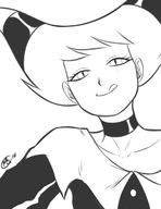 artist:megasweet dc jinx teen_titans // 981x1270 // 242KB