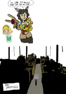 artist:flatwood bbc cbbc parody personification raiders_of_the_lost_ark // 864x1217 // 100KB